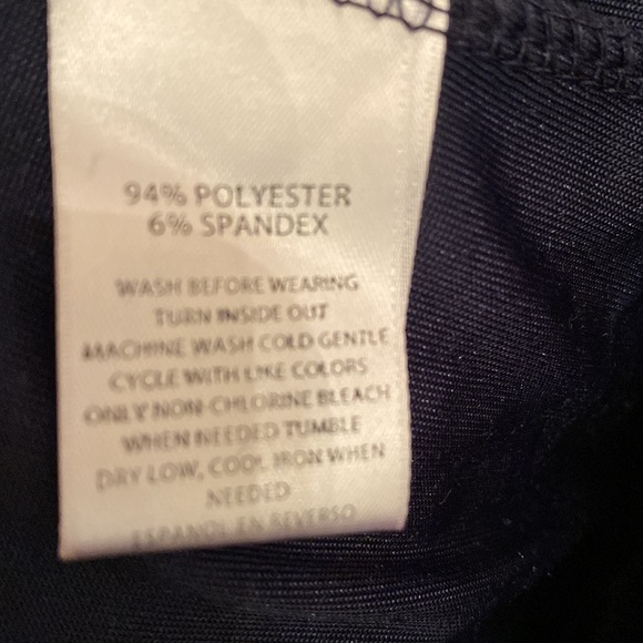 Thalia Sodi Navy crushed velvet pants size M - Picture 4 of 8